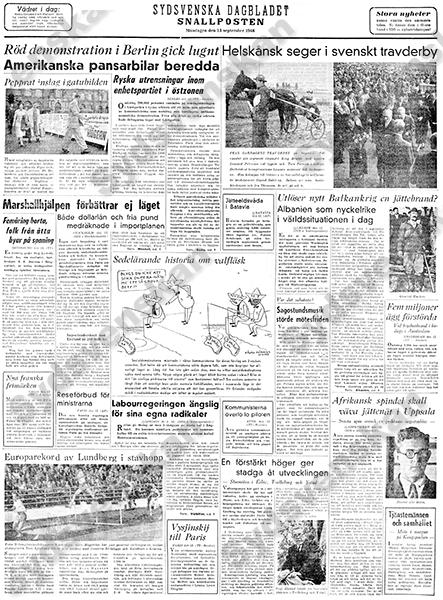 19480913 - Bilder i syd